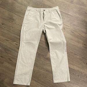 Stretch Lightweight Chinos - Bonobos - 33"x 30" in Light Grey Oxford and Slim
